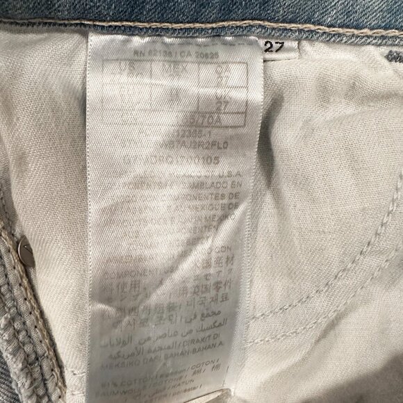 Guess Sexy Curve Skinny Jeans Womens Size 27 Light Blue Denim - Picture 8 of 10